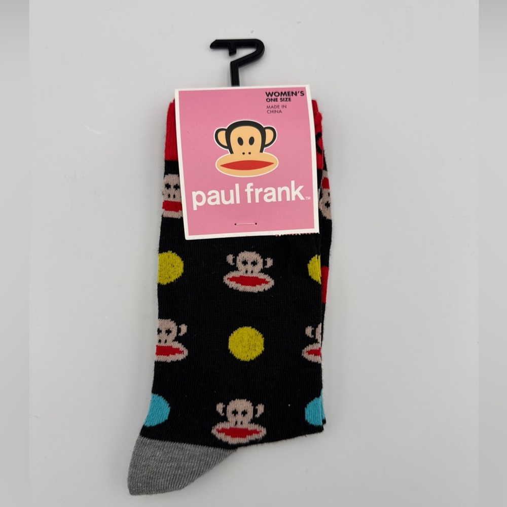 Paul Frank Women Men Unisex Socks OS‎ Y2K Inspired Brand New